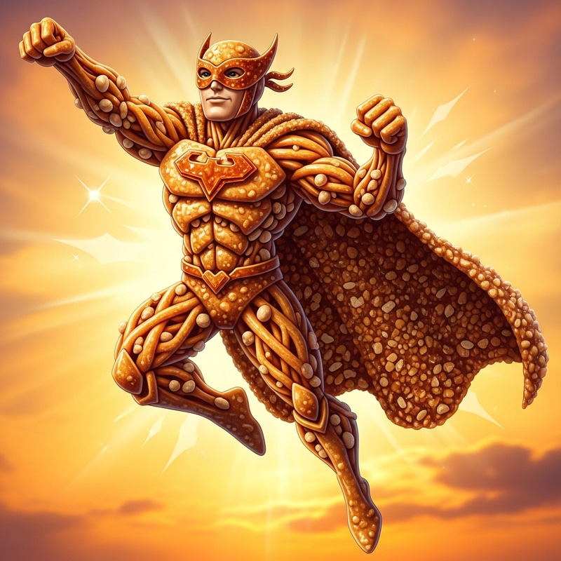 Chak-Chak Superhero: Crunchy & Fun Design