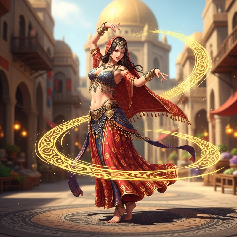 Enchanting Nina Williams Arabian Belly Dancer Artwork Enchanting Nina Williams Arabian Belly Dancer Artwork