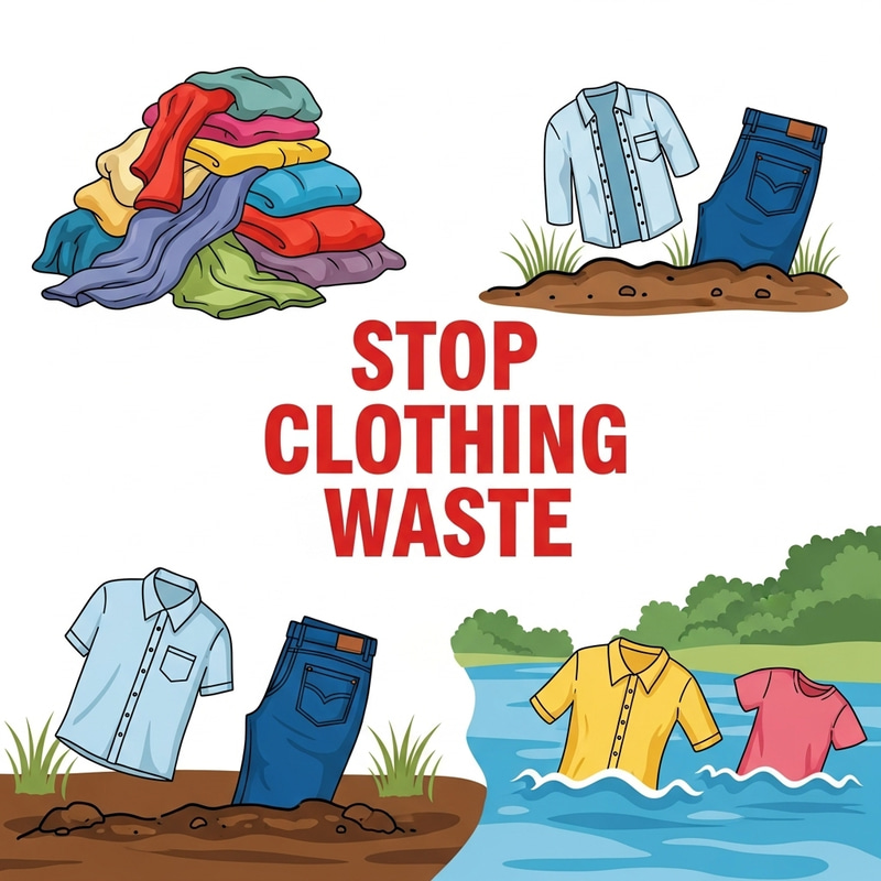 Stop Clothing Waste - Examples of Clothing Wastage