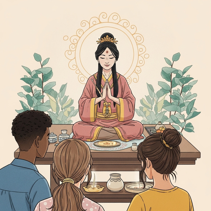 Cultural Ritual with Women and Teenagers