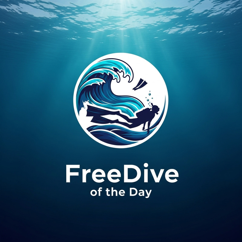 FreeDive of the Day - Logo Design for Freedive School