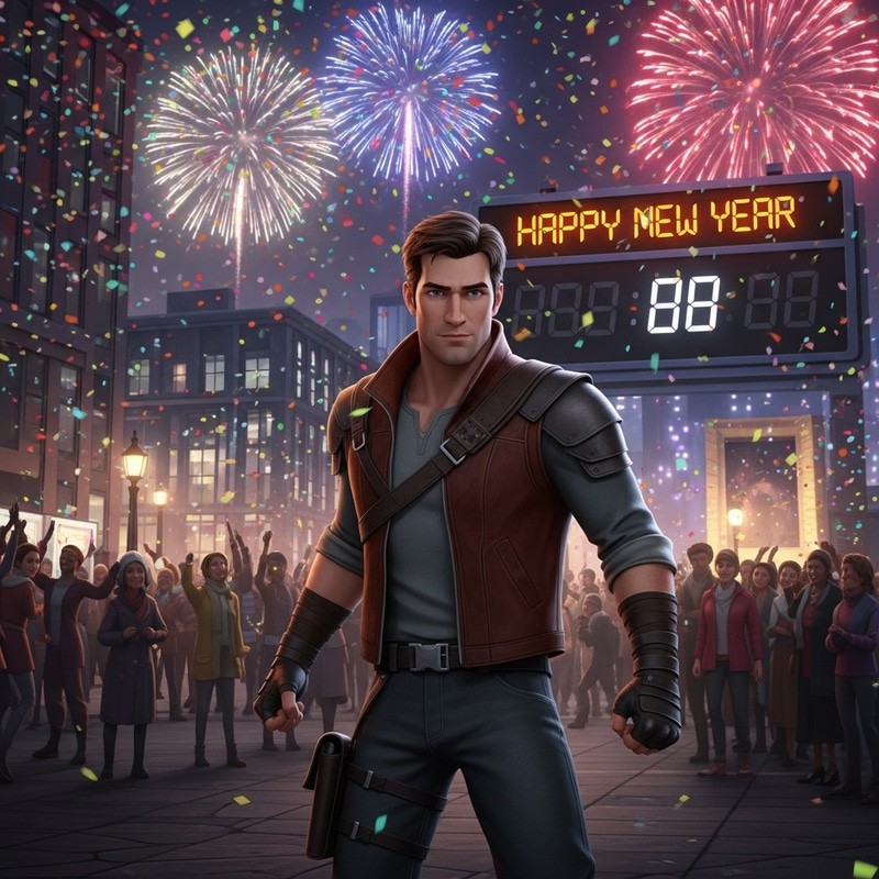 Leon Kennedy New Year Celebration Leon Kennedy New Year Celebration