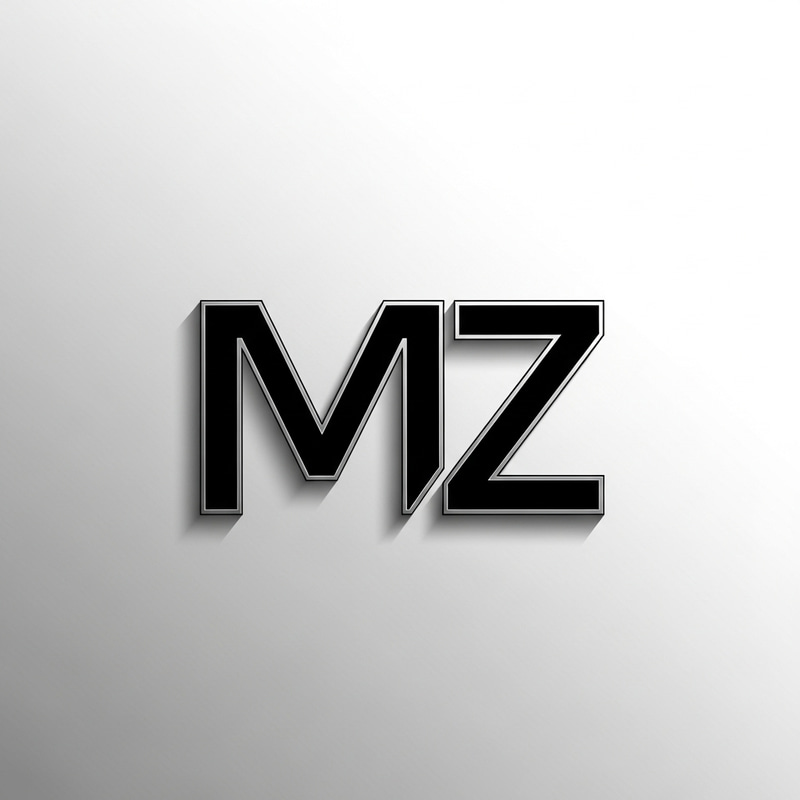 Sleek MZ Logo Design - Modern Emblem Sleek MZ Logo Design - Modern Emblem