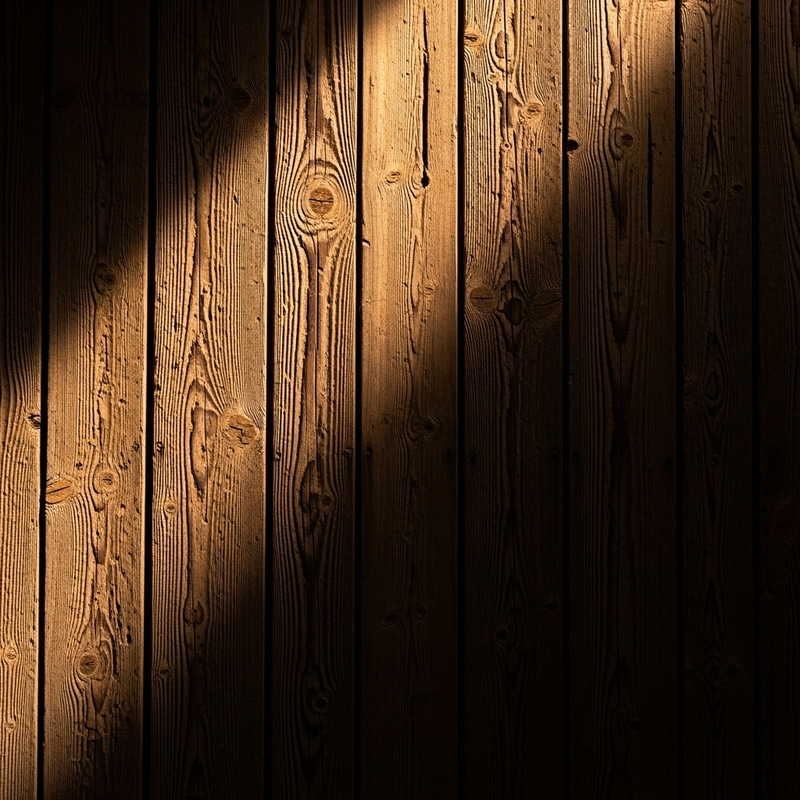 Vintage Wood Wall | Warm & Textured Sunlit Hue