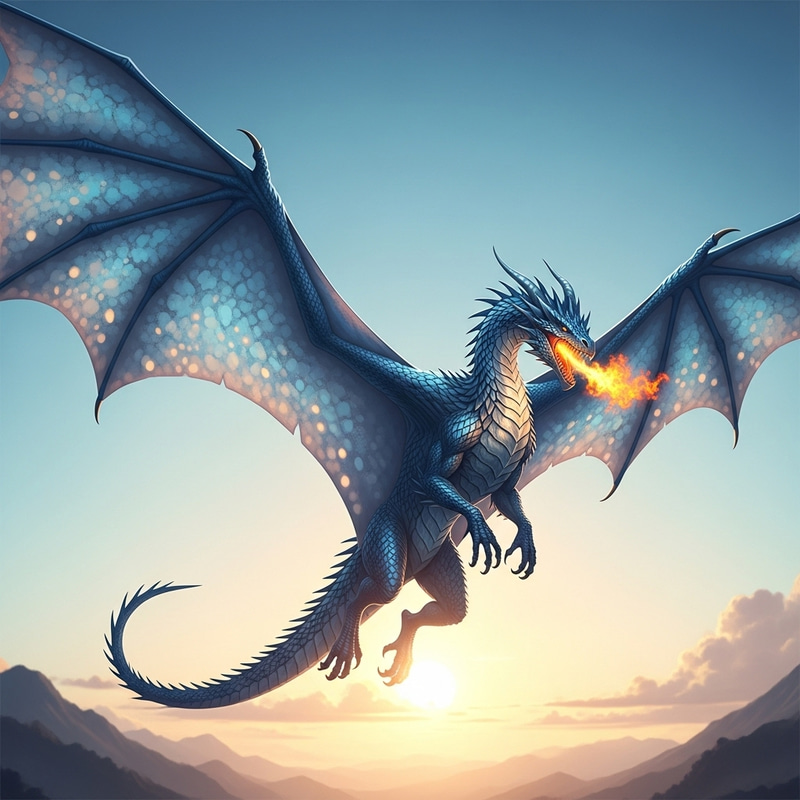 Hava Dragon: Enchanting Creature In Flight Hava Dragon: Enchanting Creature In Flight