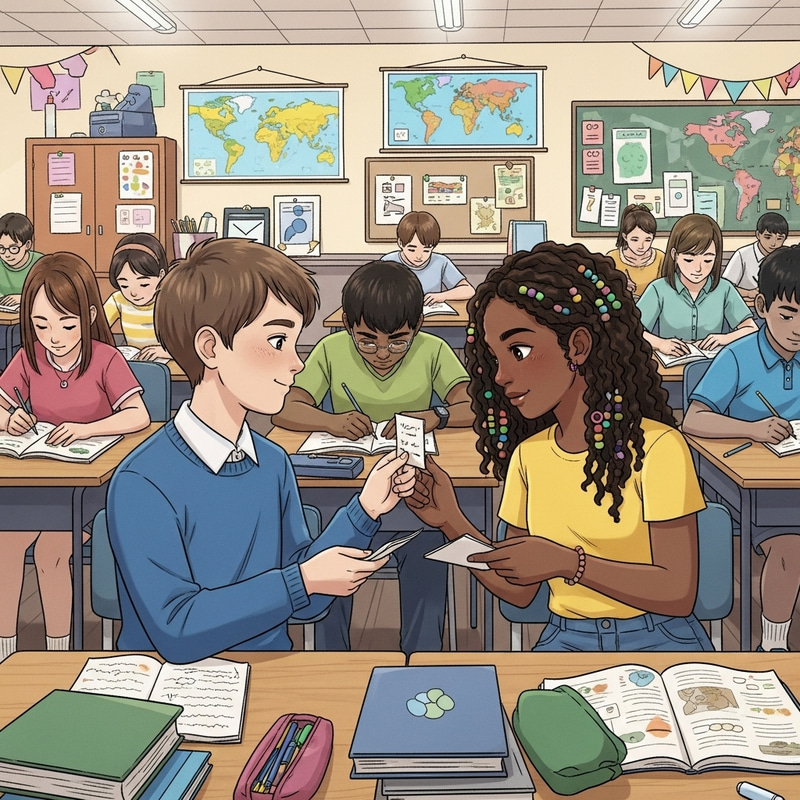 Teen Romance: Boy-Girl Attraction in Classroom Teen Romance: Boy-Girl Attraction in Classroom