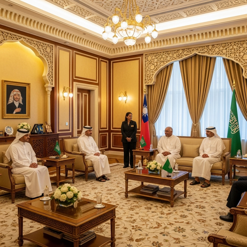 Regal Taiwanese Embassy Office with Orientalist Elegance Regal Taiwanese Embassy Office with Orientalist Elegance