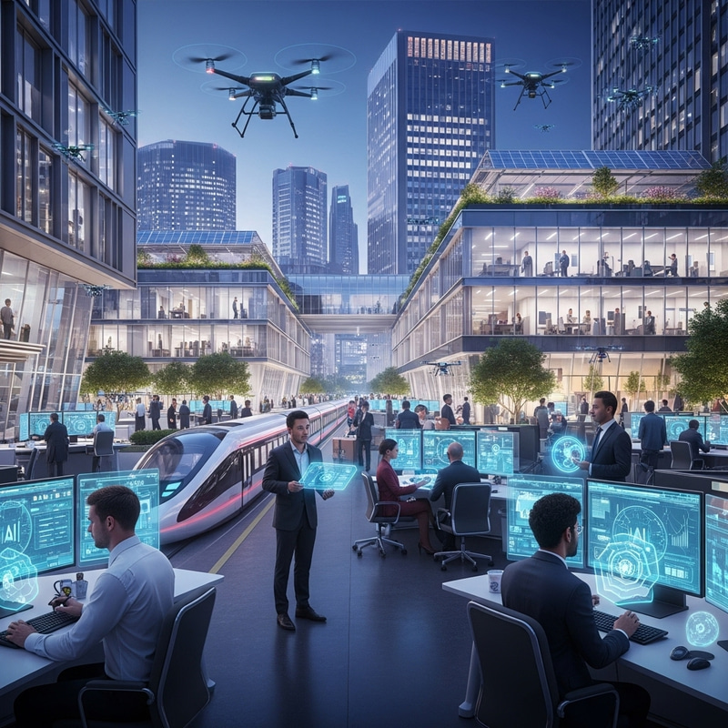 Futuristic Company: Vision of Innovation & Diversity