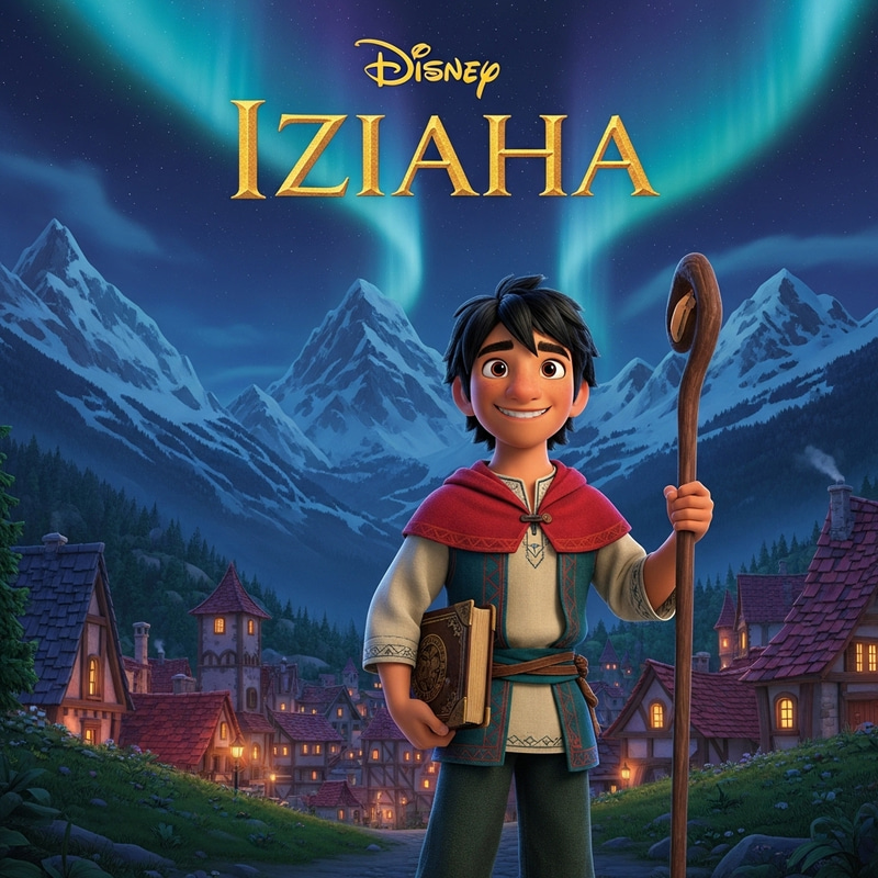 Iziaha - Enchanting Disney-Inspired Animation Film Poster Iziaha - Enchanting Disney-Inspired Animation Film Poster