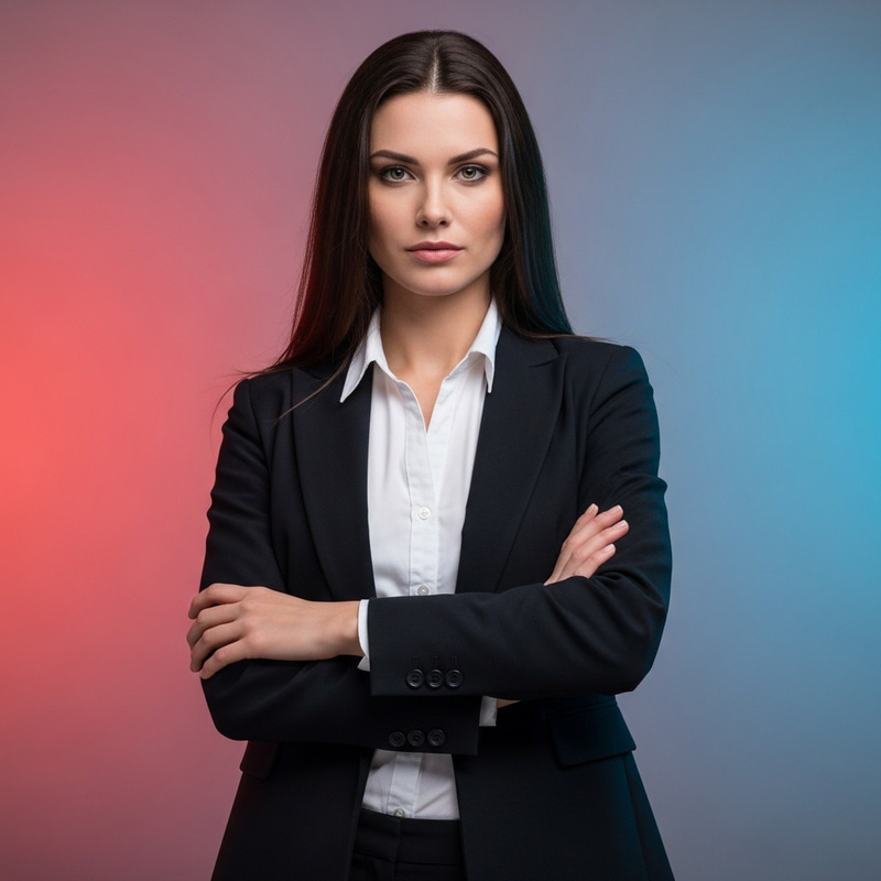 Confident Caucasian Businesswoman | Vibrant & Elegant Portraiture Confident Caucasian Businesswoman | Vibrant & Elegant Portraiture