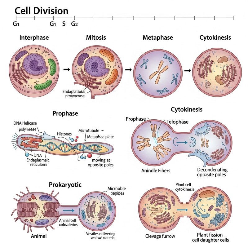 Cell Division Process | Growth, Development, Repair | Molecular Events Cell Division Process | Growth, Development, Repair | Molecular Events