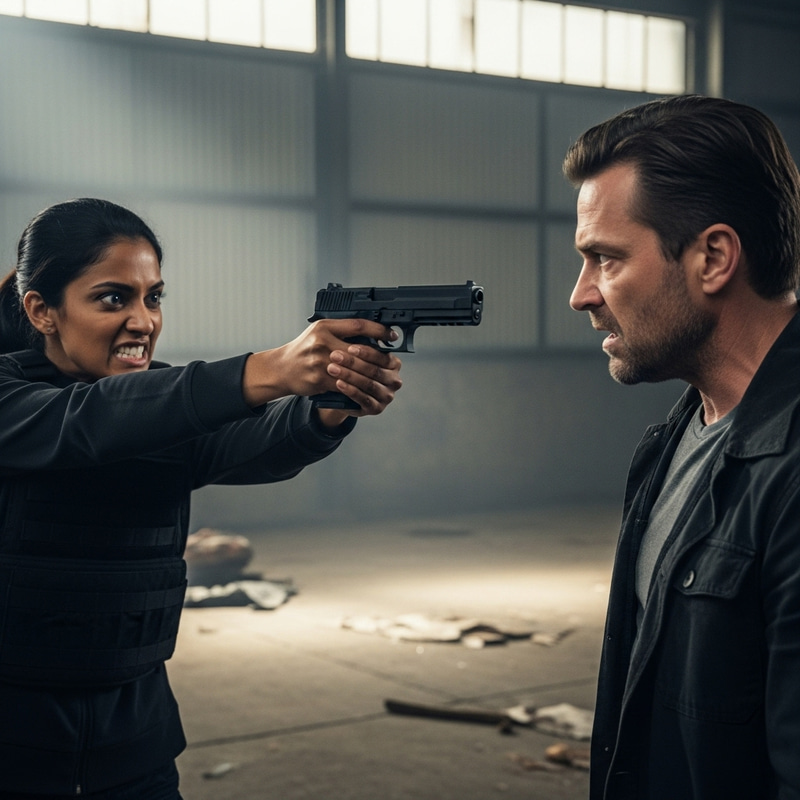 Intense Standoff: South Asian Woman Confronts White Man