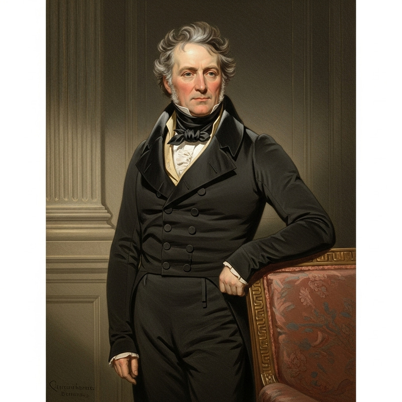 Andrew Jackson Neoclassical Portrait | Aristocrat Andrew Jackson Neoclassical Portrait | Aristocrat