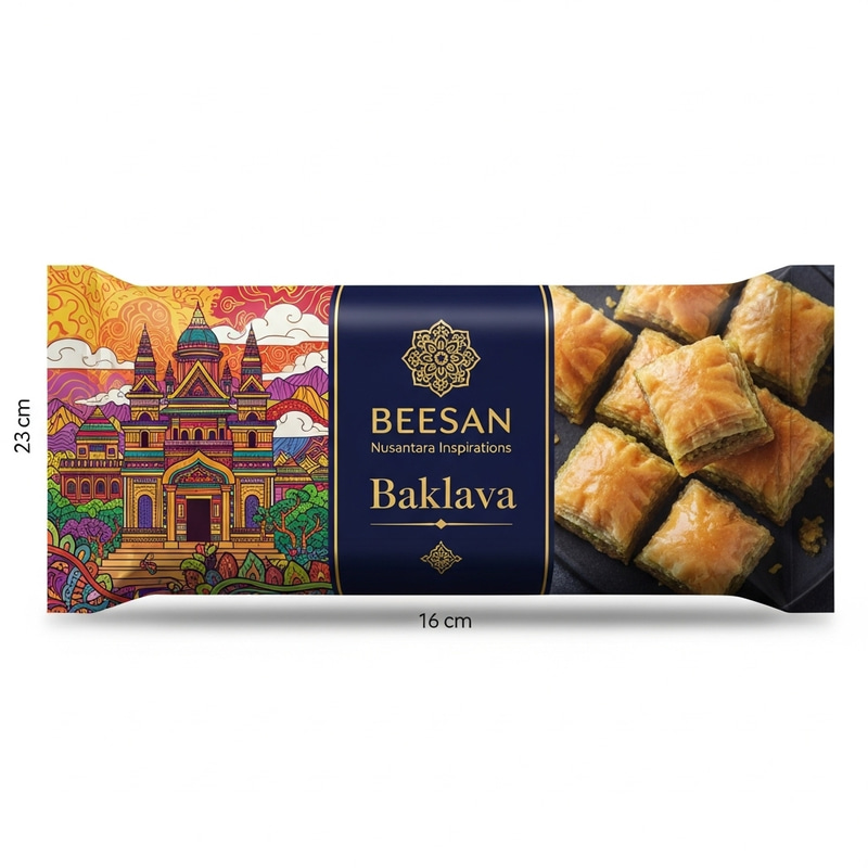 Colorful Baklava Packaging: Indonesia Inspired Designs | BEESAN & Nusantara Colorful Baklava Packaging: Indonesia Inspired Designs | BEESAN & Nusantara