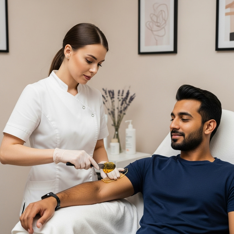 Detailed Wax Hair Removal Process at Tranquil Beauty Salon Detailed Wax Hair Removal Process at Tranquil Beauty Salon