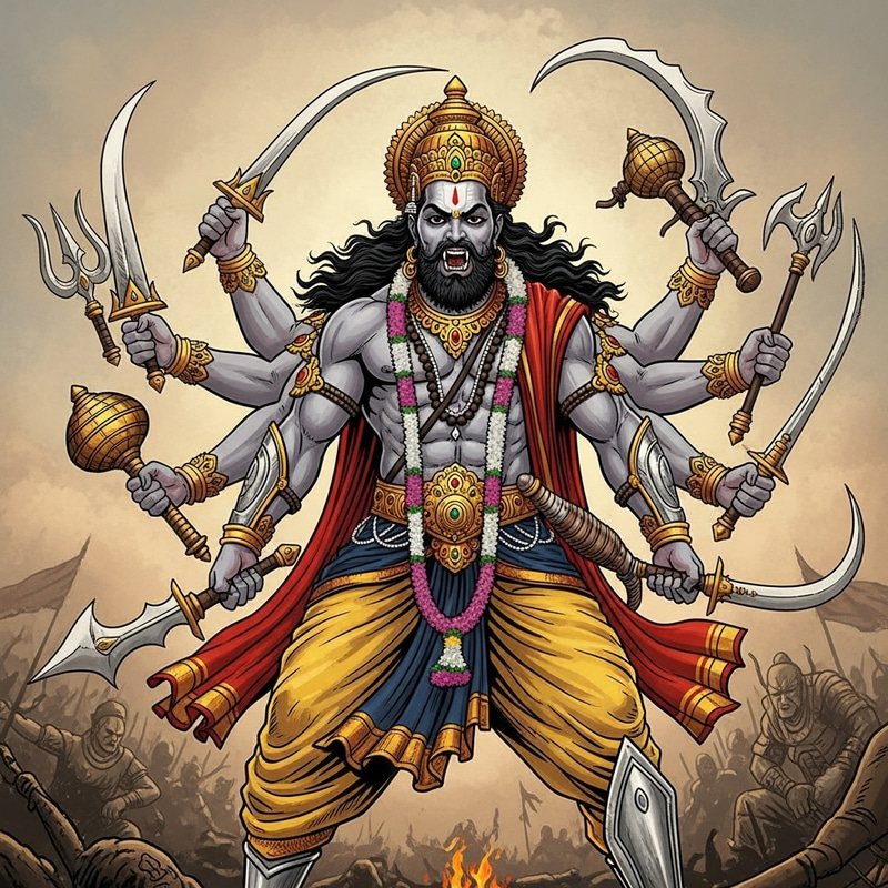 Virabhadra: Mythological Fierce Warrior Virabhadra: Mythological Fierce Warrior