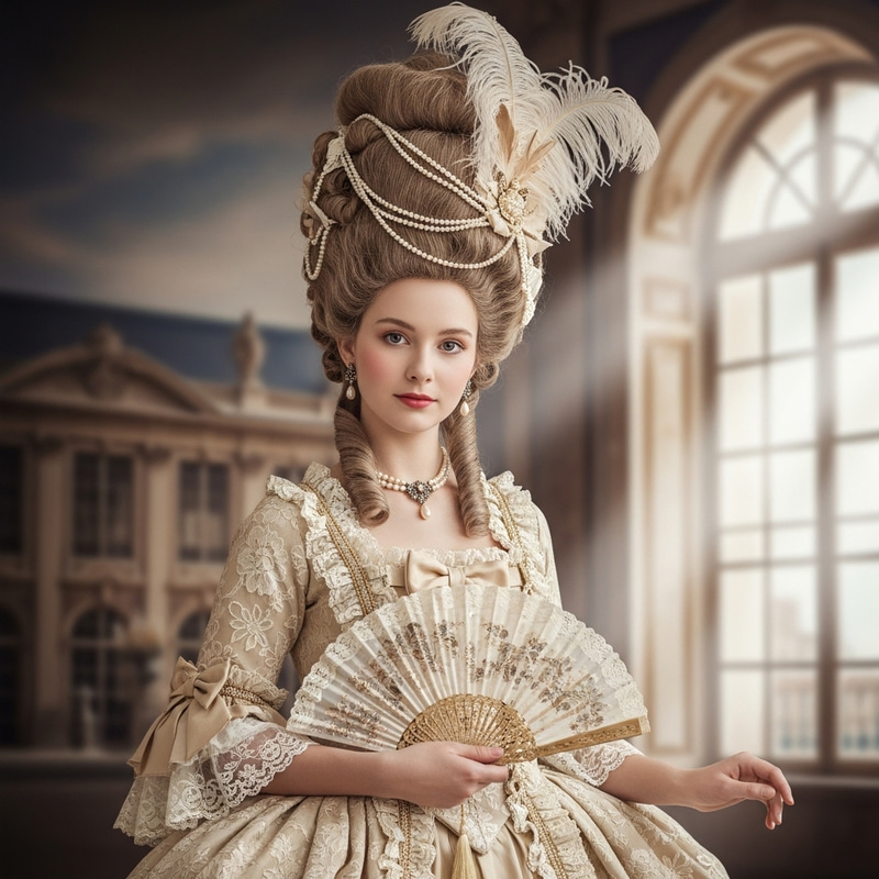 Marie Antoinette Inspired 18th Century French Girl Marie Antoinette Inspired 18th Century French Girl