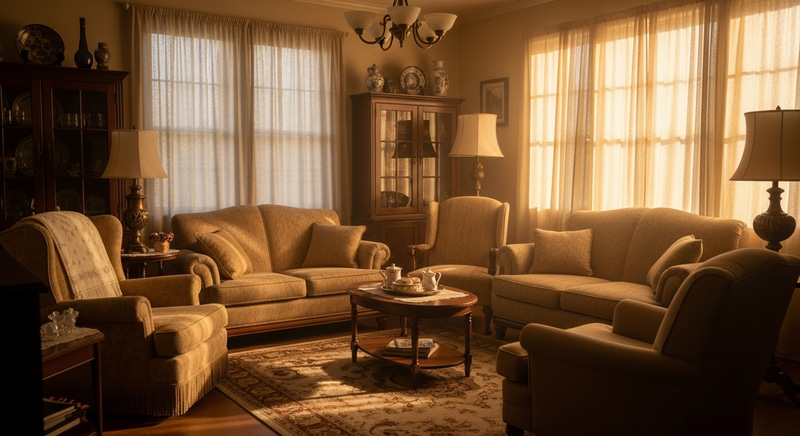 Cozy Vintage Living Room Captured in Monet Style | Fine Art Photography Cozy Vintage Living Room Captured in Monet Style | Fine Art Photography