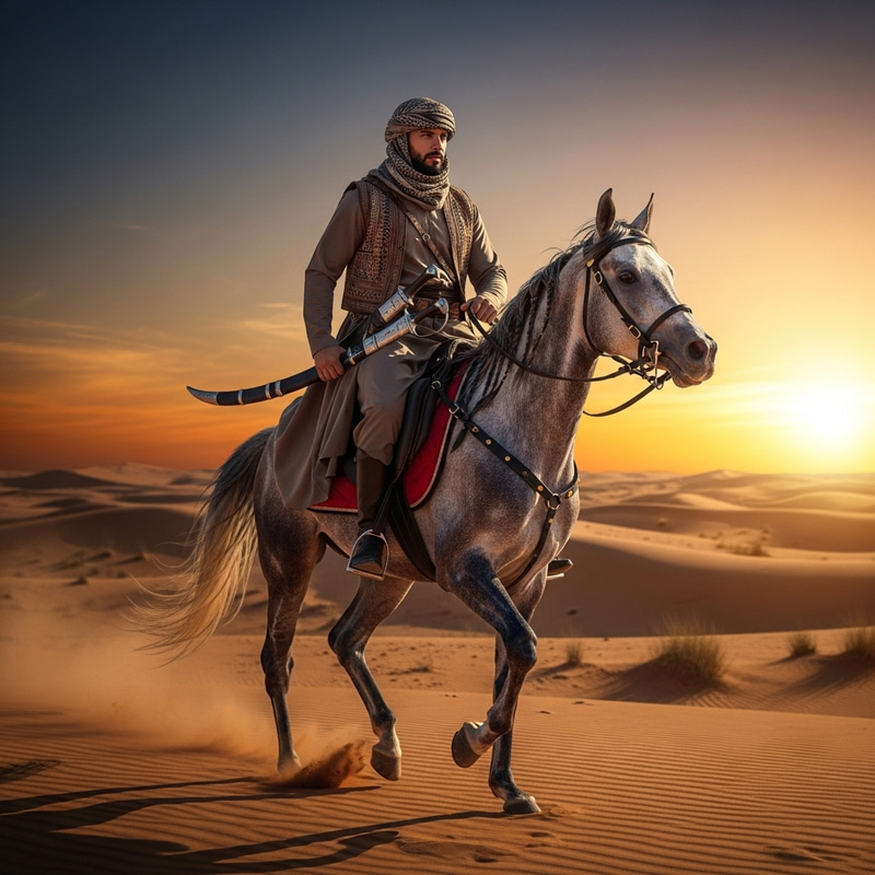 Warrior on Horseback in Arabian Deserts: Ancient to Islamic Era Warrior on Horseback in Arabian Deserts: Ancient to Islamic Era