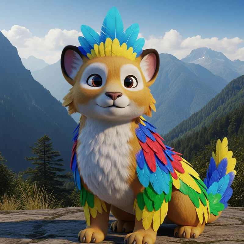 Ayrami: Colorful 3D Animated Creature Embodies Andean Beauty Ayrami: Colorful 3D Animated Creature Embodies Andean Beauty