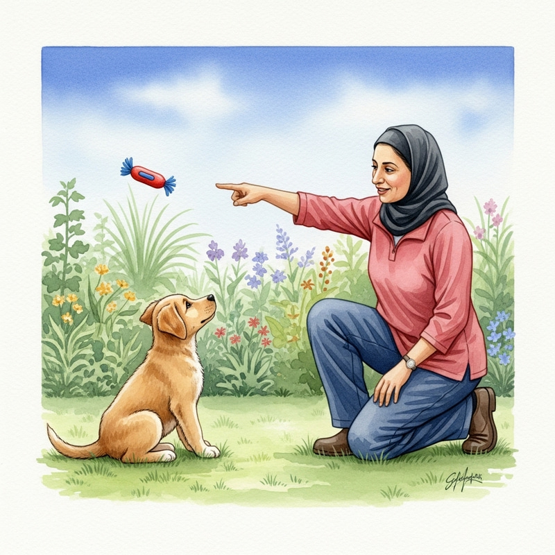 Educating a Puppy in Watercolor Art | Guide for Puppy Training Educating a Puppy in Watercolor Art | Guide for Puppy Training