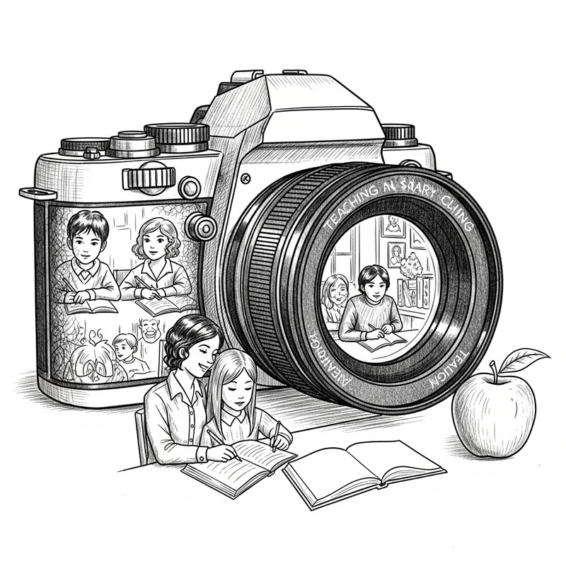 Analytical Vision Through Educational Scenes - Capturing Moments of Wonder & Clarity