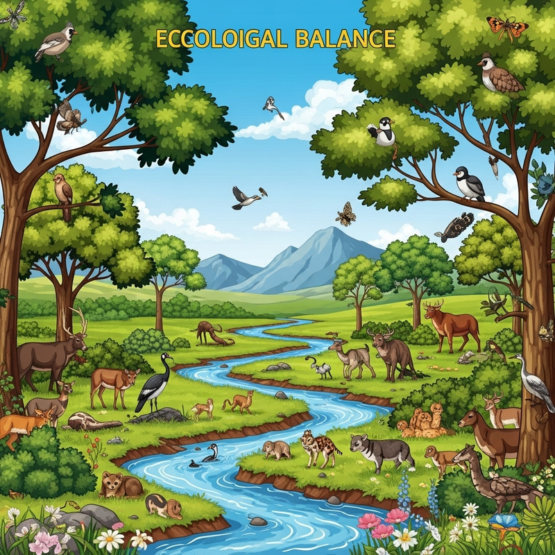Environmental Balance: Flourishing Ecosystem Harmony