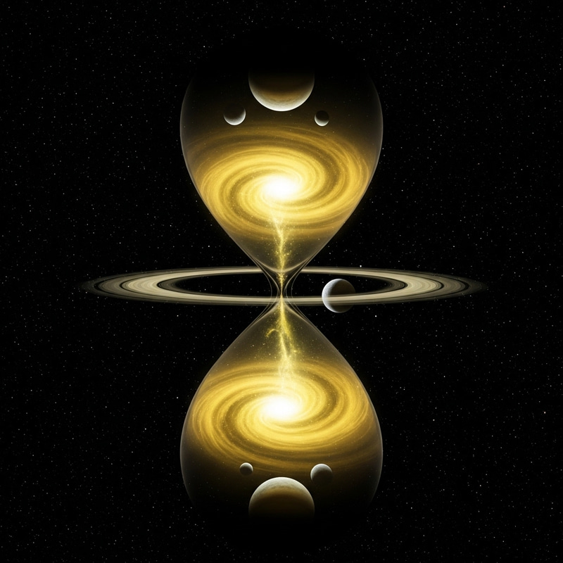 Saturn as an Hourglass: A Celestial Marvel Saturn as an Hourglass: A Celestial Marvel