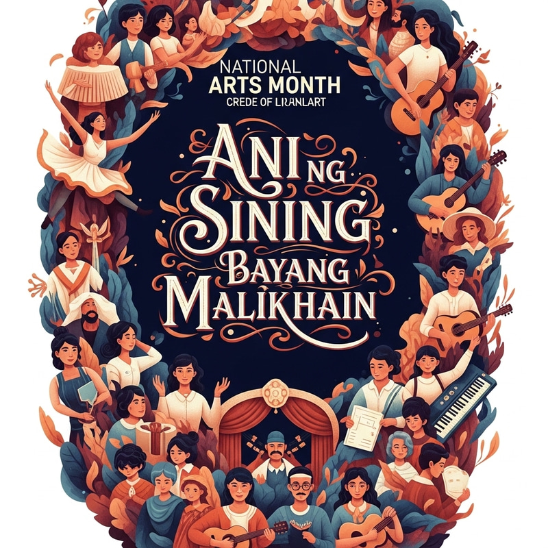 Celebrate National Arts: Ani ng Sining, Bayang Malikhain Poster Celebrate National Arts: Ani ng Sining, Bayang Malikhain Poster
