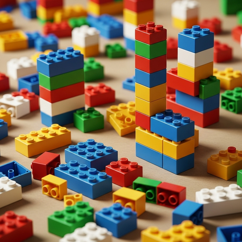 Colorful and Creative Lego Bricks Display Colorful and Creative Lego Bricks Display