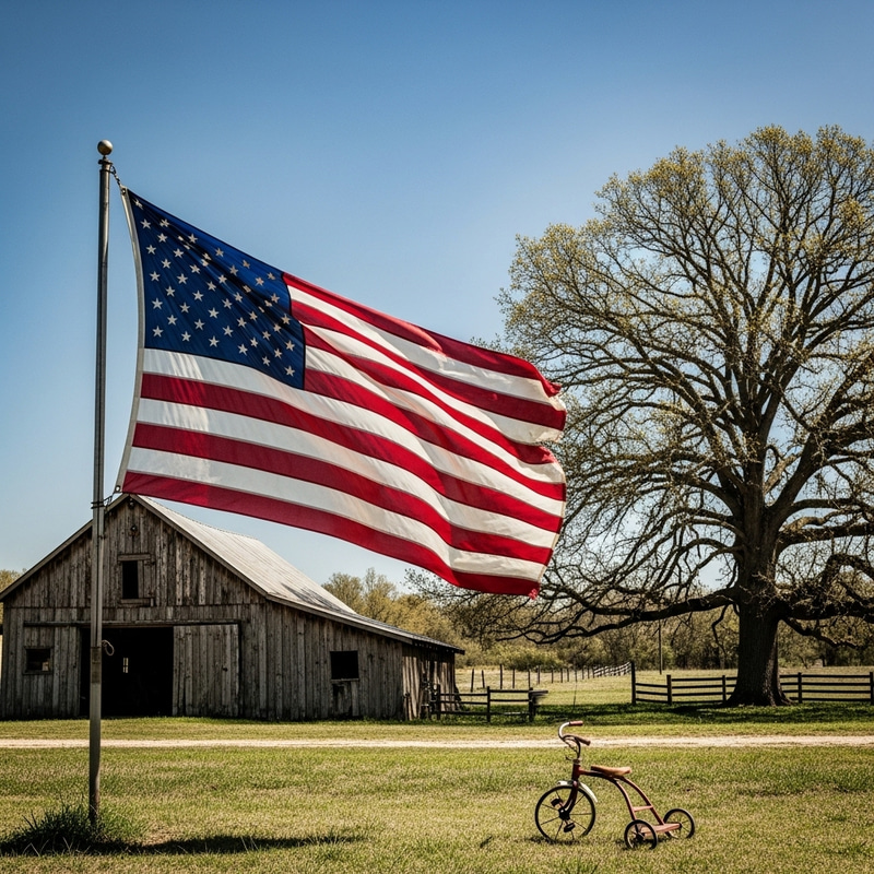 Rustic American Flag - Vintage Touch of Americana Rustic American Flag - Vintage Touch of Americana
