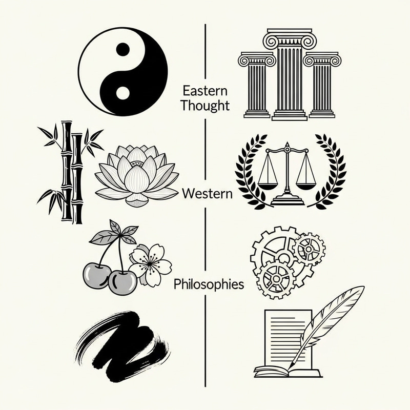 Eastern vs Western Thoughts: Symbolic Comparison Eastern vs Western Thoughts: Symbolic Comparison