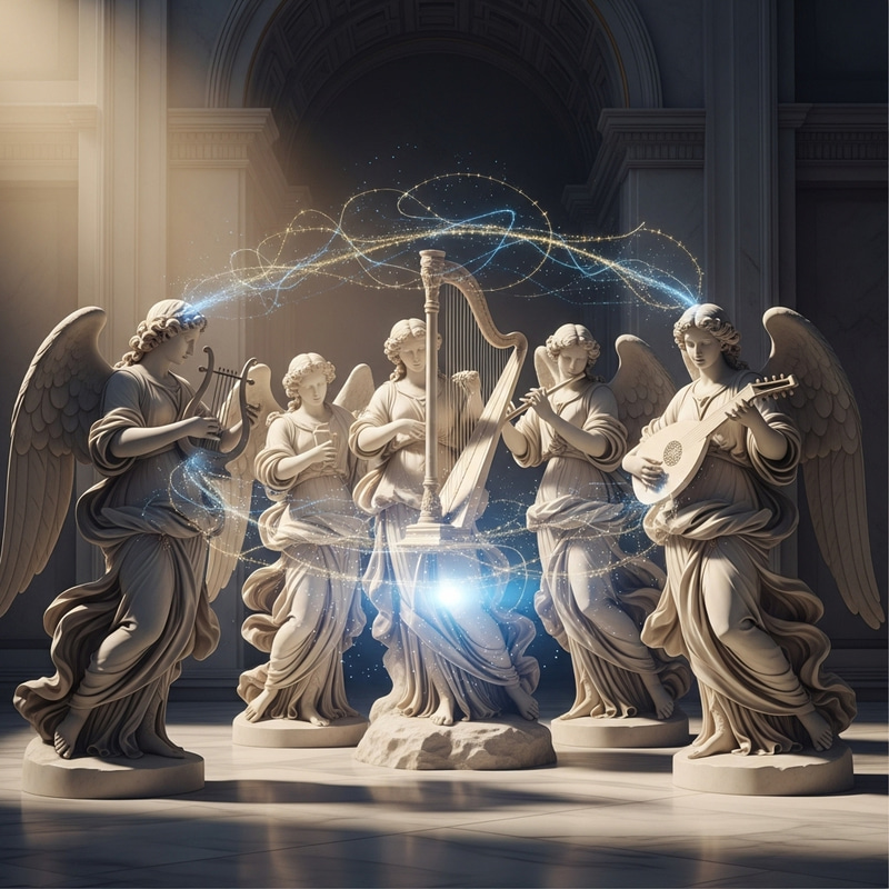 432 HZ Noise to Fall Asleep Easily | Marble Angel Serenade 432 HZ Noise to Fall Asleep Easily | Marble Angel Serenade