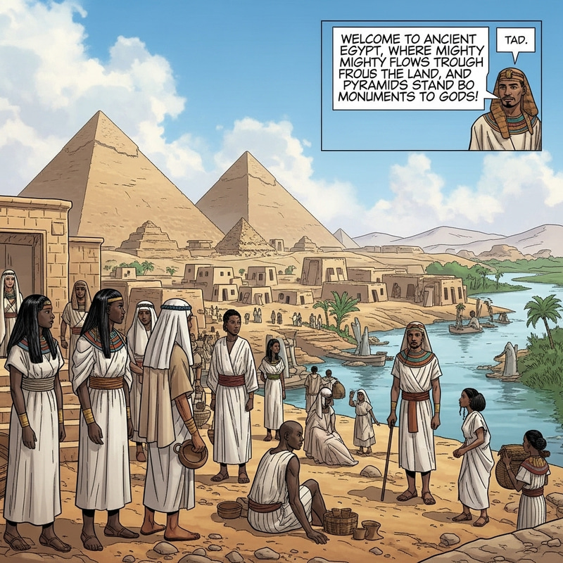 Explore Ancient Egypt: Pyramids & The Nile River