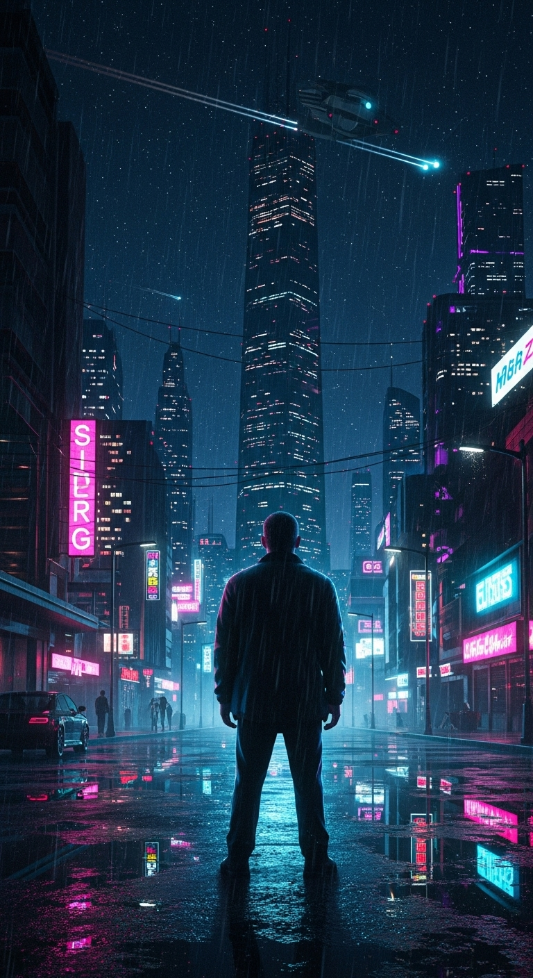 Retro-Futuristic Journey of Time & Memory | Synthwave Visuals