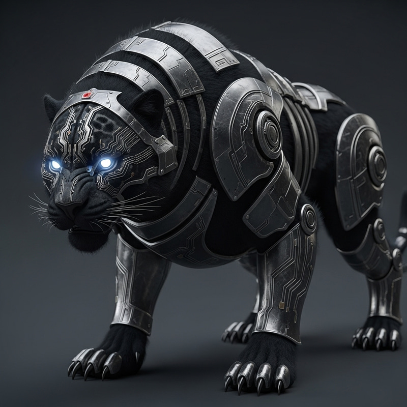 Biomechanical Big Cat: Nature Meets Technology