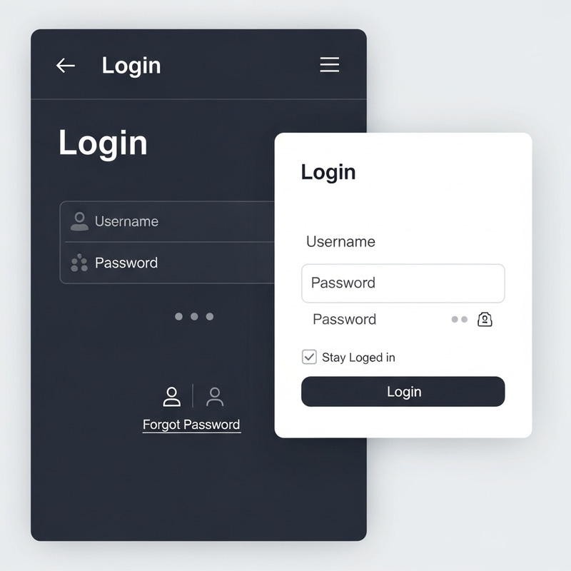 Modern Login UI Design | User-friendly Features Modern Login UI Design | User-friendly Features