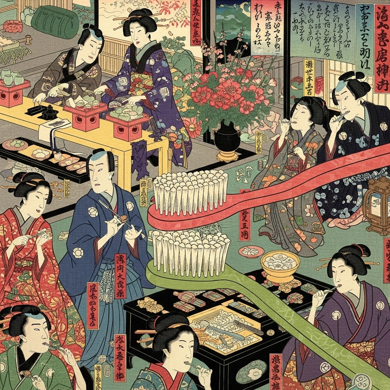Traditional Japanese Dental Rituals and Ceremonies in Ukiyo-e Art Traditional Japanese Dental Rituals and Ceremonies in Ukiyo-e Art
