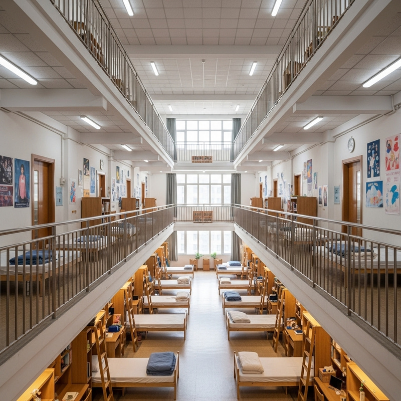 Spacious Dormitory | 18m x 18m, 2 Floors | Student Living Spacious Dormitory | 18m x 18m, 2 Floors | Student Living