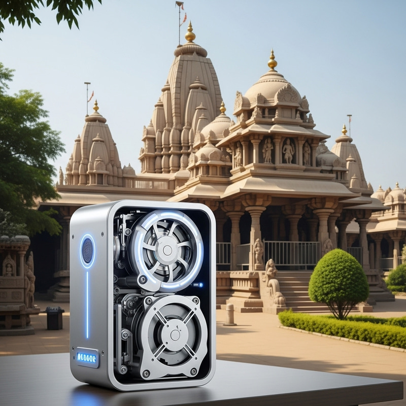 Mini Arti Machine | Temple Background Artistry