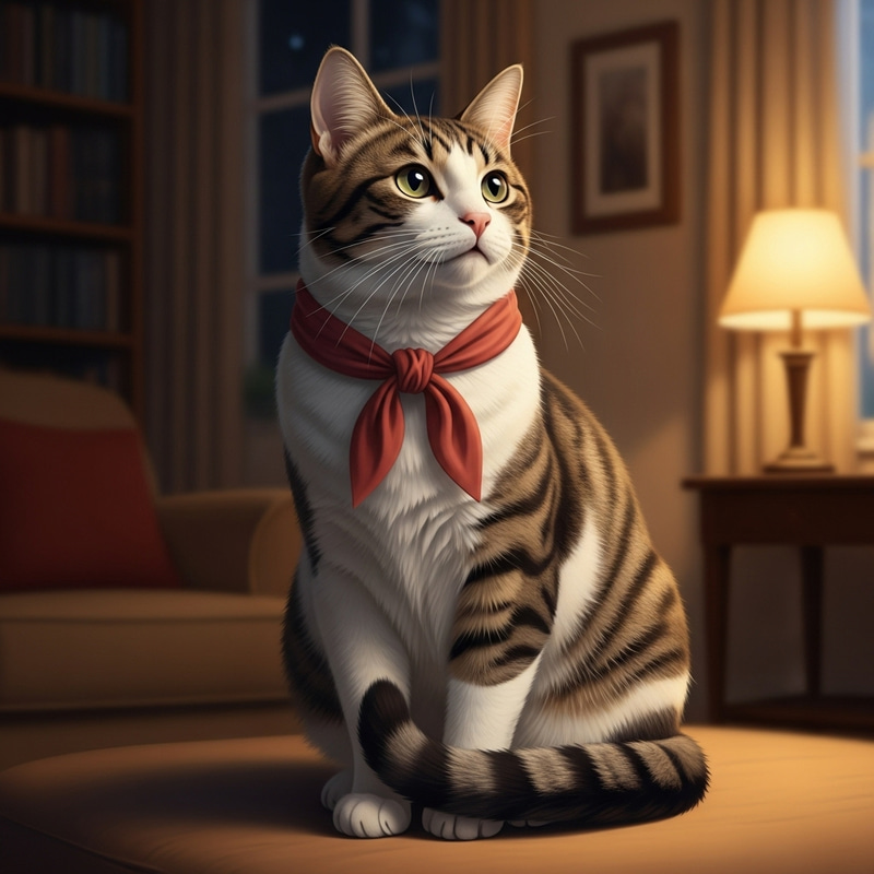 Adorable House Cat - Soft Fur, Curious Eyes Adorable House Cat - Soft Fur, Curious Eyes