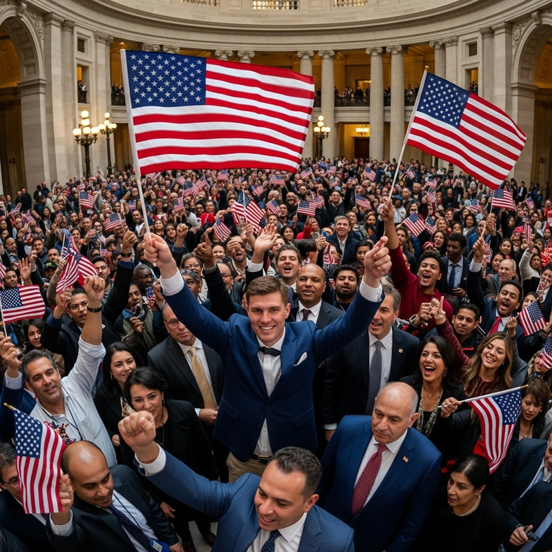 Boxer Welcomed at White House by US Military | Patriotic Atmosphere & 1M Cheering
