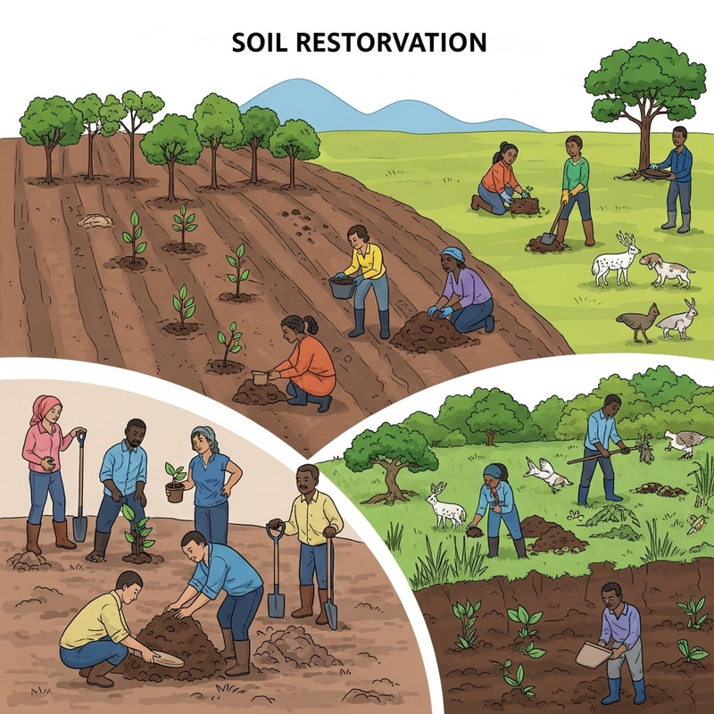 Soil Restoration Techniques for Biodiversity and Productivity Soil Restoration Techniques for Biodiversity and Productivity