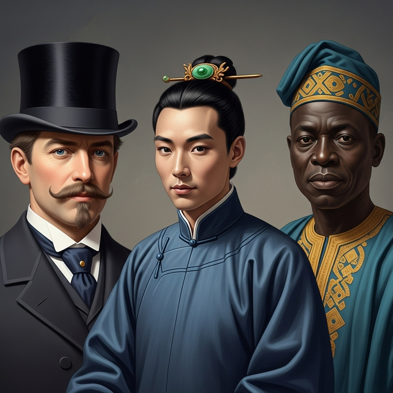 Vintage Men's Portrait - Fashion & Diversity Showcase Vintage Men's Portrait - Fashion & Diversity Showcase