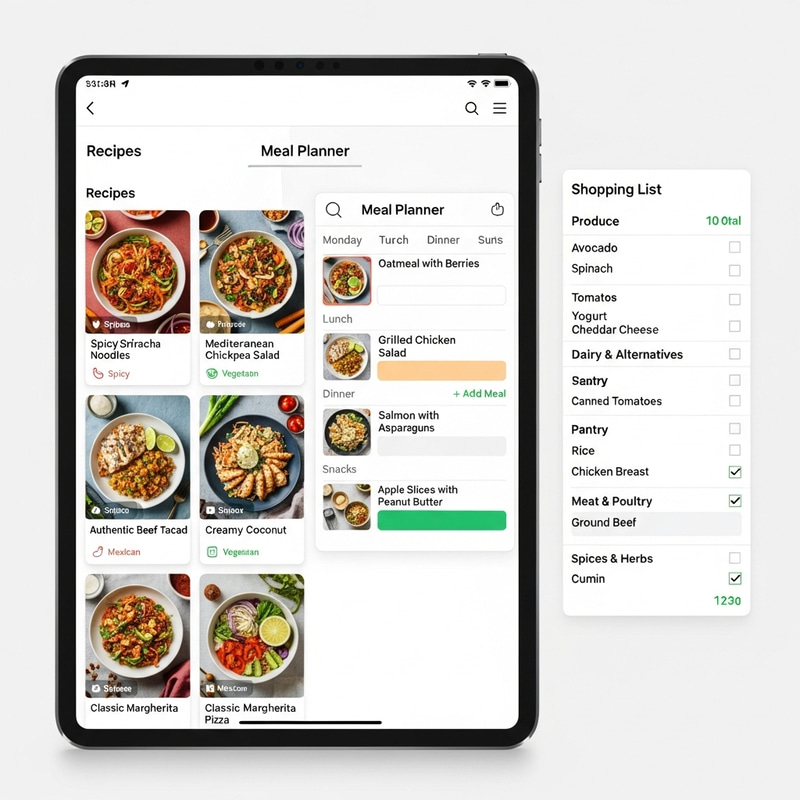 Mercadona Recipes and Meal Planner | Weekly Meal Planning App