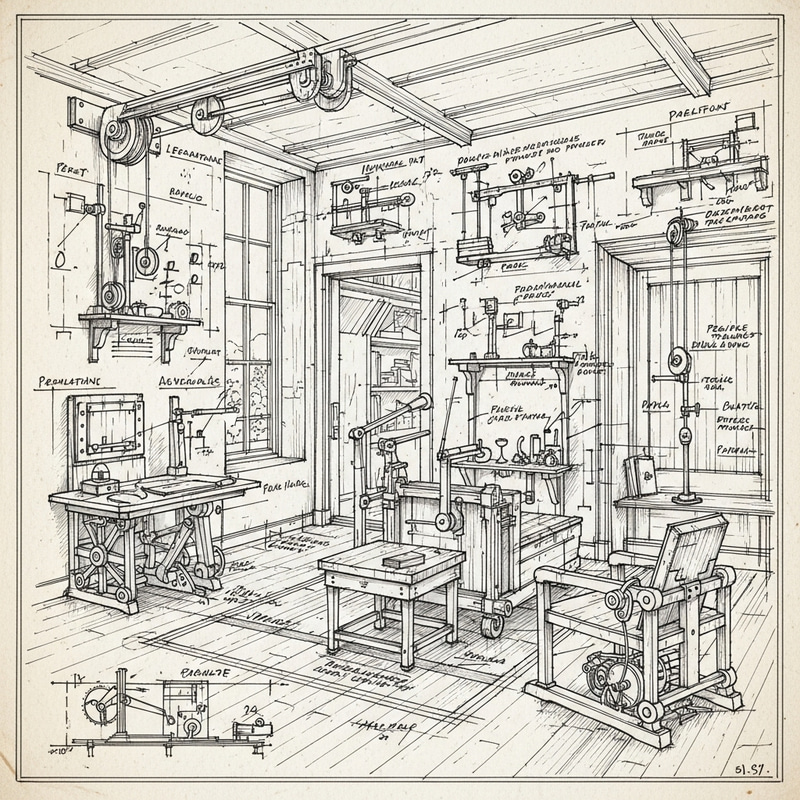 Leonardo's Design Influence: Interior Inspired by Inventive Drawings Leonardo's Design Influence: Interior Inspired by Inventive Drawings