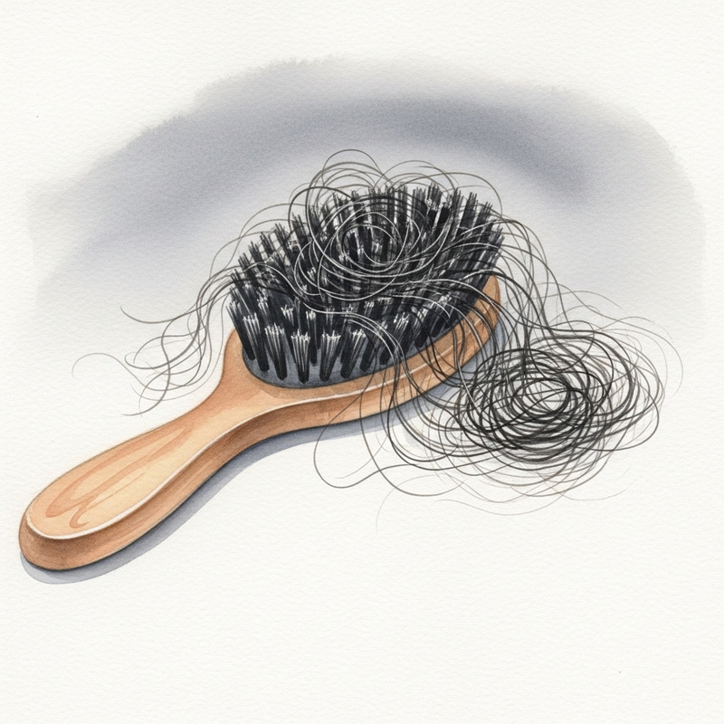 Hair Loss Watercolor Art: A Visual Insight Hair Loss Watercolor Art: A Visual Insight