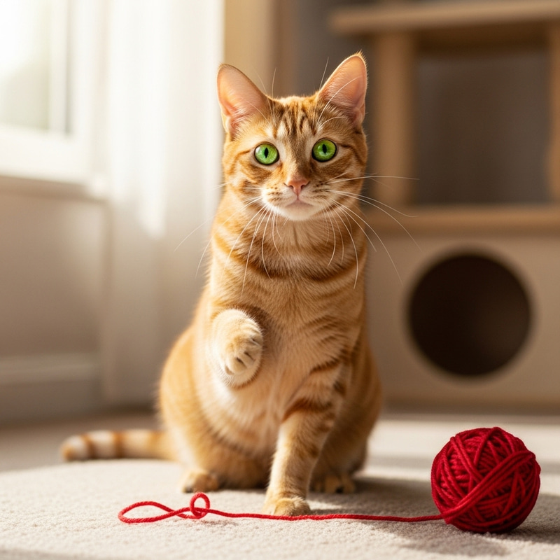 Adorable Orange Tabby Cat with Bright Green Eyes Adorable Orange Tabby Cat with Bright Green Eyes