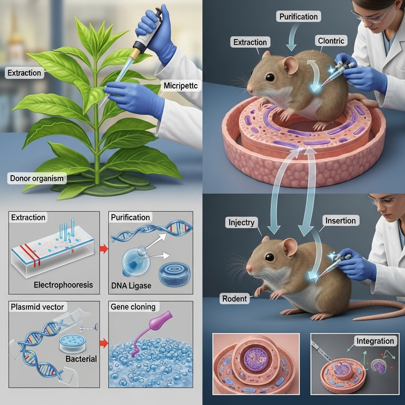 Genetic Engineering Process: Creating DNA Donor Plant & Recipient Rodent Genetic Engineering Process: Creating DNA Donor Plant & Recipient Rodent