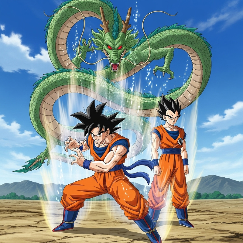Dragon Ball Anime Scene Artwork Dragon Ball Anime Scene Artwork
